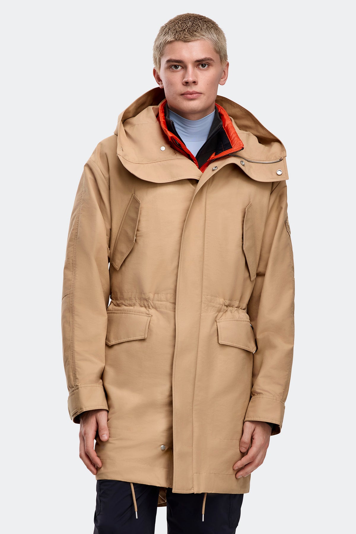 Harrison Lightweight Parka - Desert Sand 9311 - on_front_closed_01