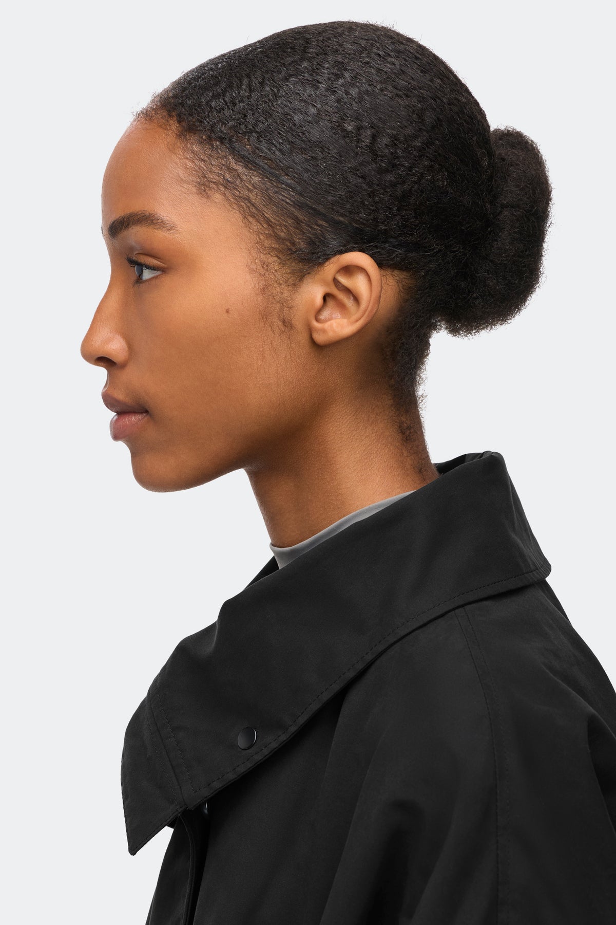Olivine Cotton Jacket - Black 9061 - on_detail_01
