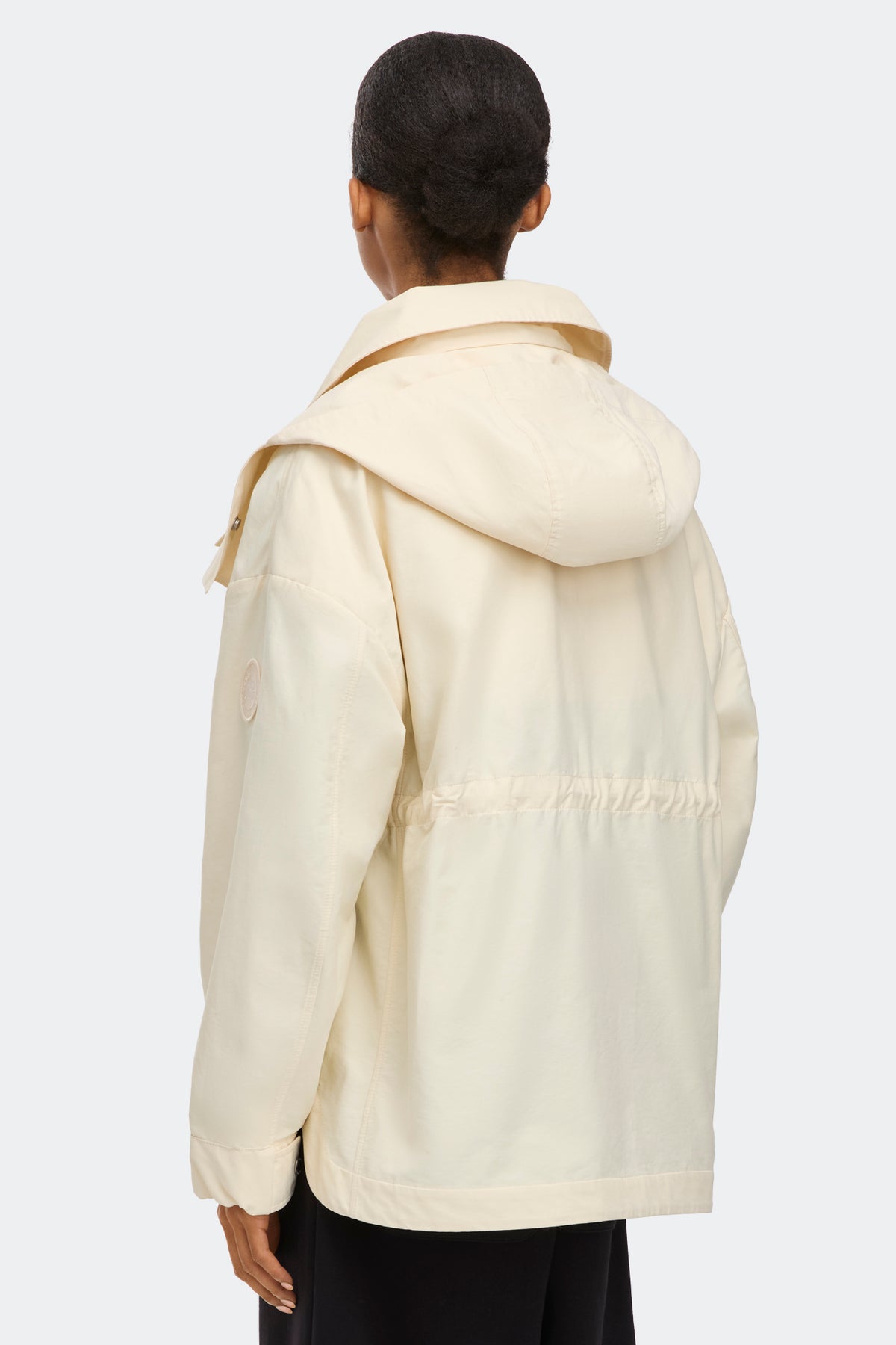 Olivine Cotton Jacket - Linen 9314 - on_back_02