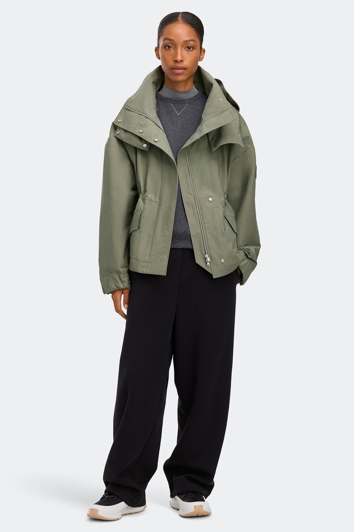 Olivine Cotton Jacket - Sagebrush 9852 - on_full_body_01