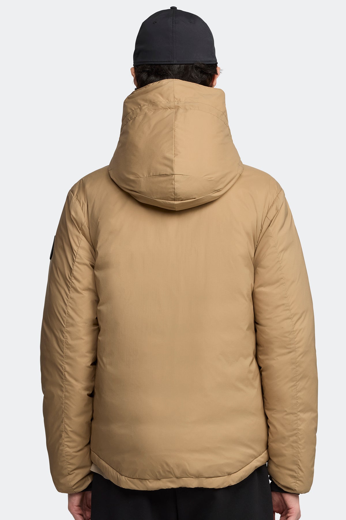 Lodge Hoodie Black Disc - Desert Sand 1483 - on_back_01
