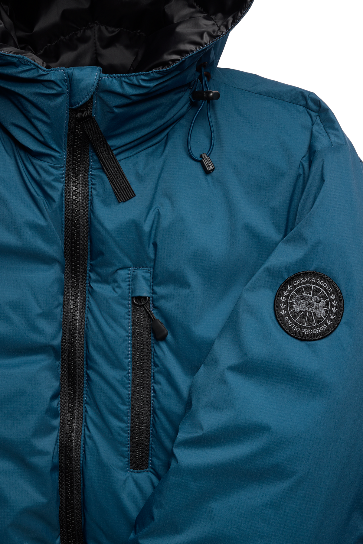 Lodge Hoodie Black Disc - Guard Blue 9387 - off_detail_01