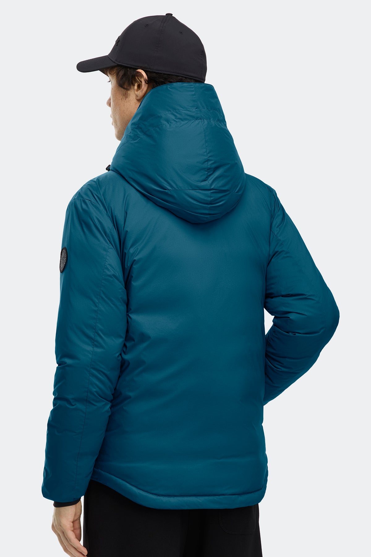 Lodge Hoodie Black Disc - Guard Blue 9387 - on_back_01