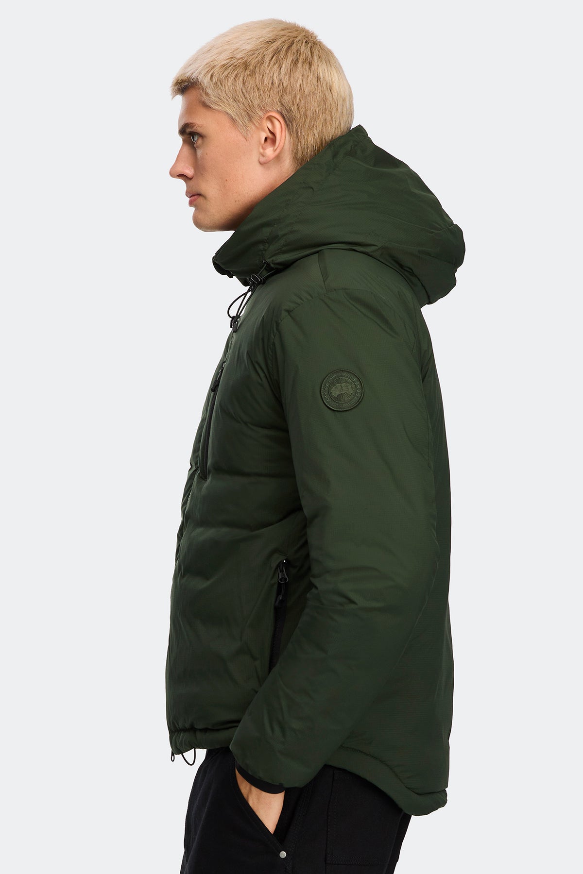 Lodge Hoodie Tonal Disc - Rowan Green 9125 - on_side_01