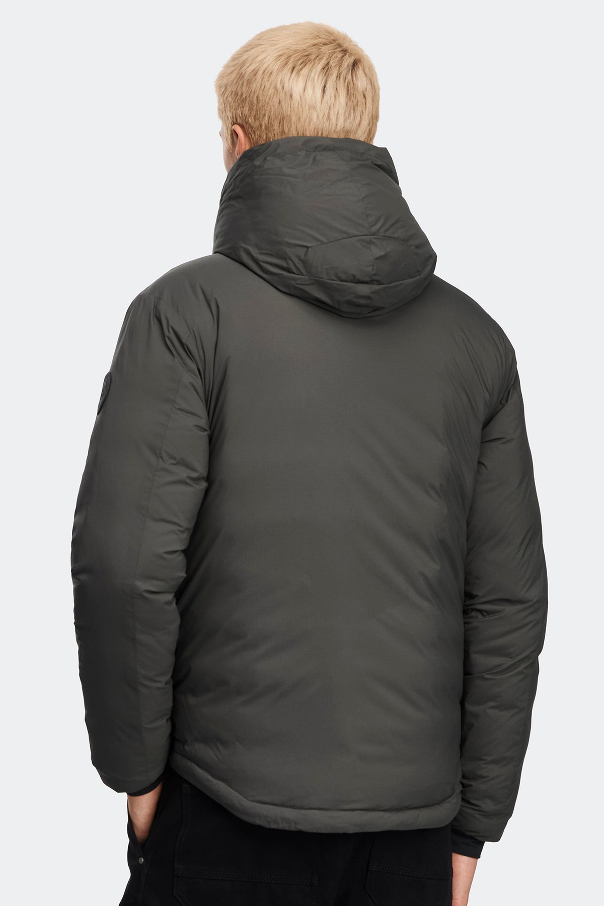 Lodge Hoodie Tonal Disc - Khaki Haze 9127 - on_back_01