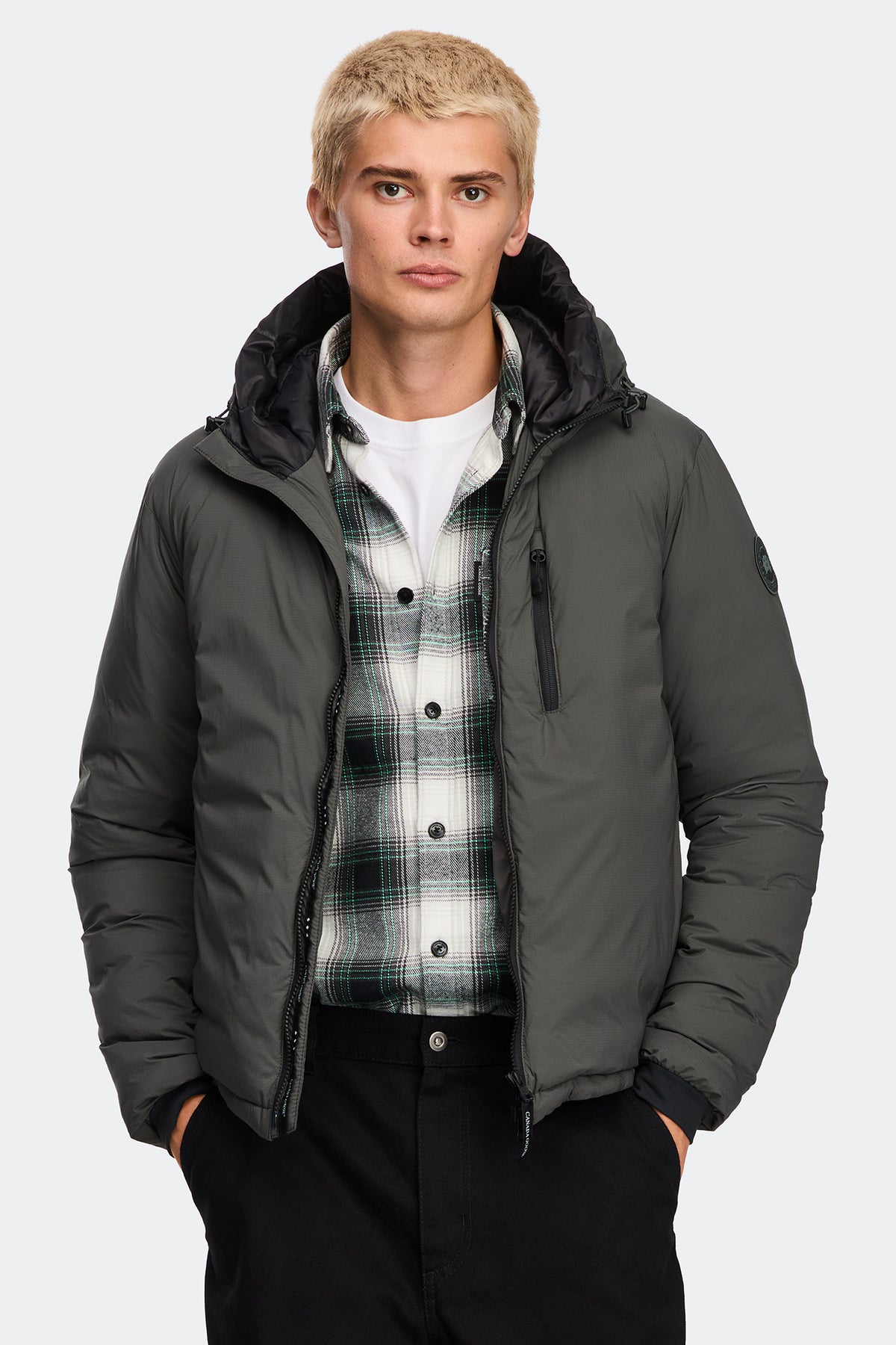 Lodge Hoodie Tonal Disc - Khaki Haze 9127 - on_front_01