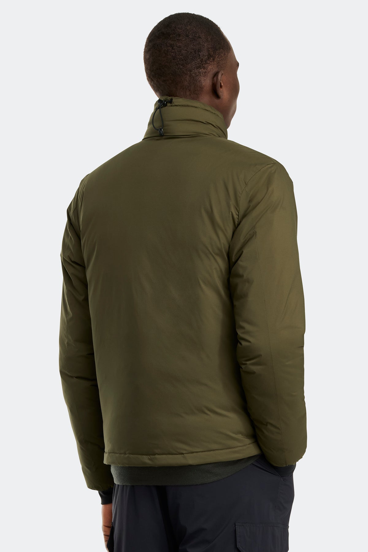 Lodge Jacket Black Disc - Military Green 49 - on_back_02