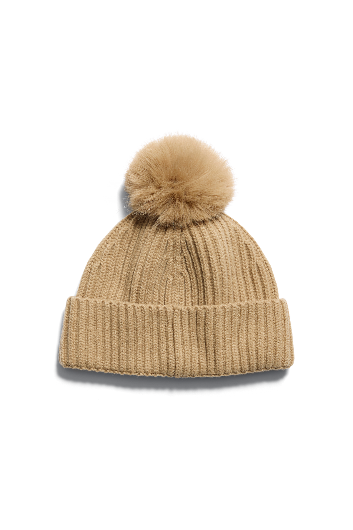 Cashmere Blend Pom Toque - Timber Sand 9110 - off_back_01