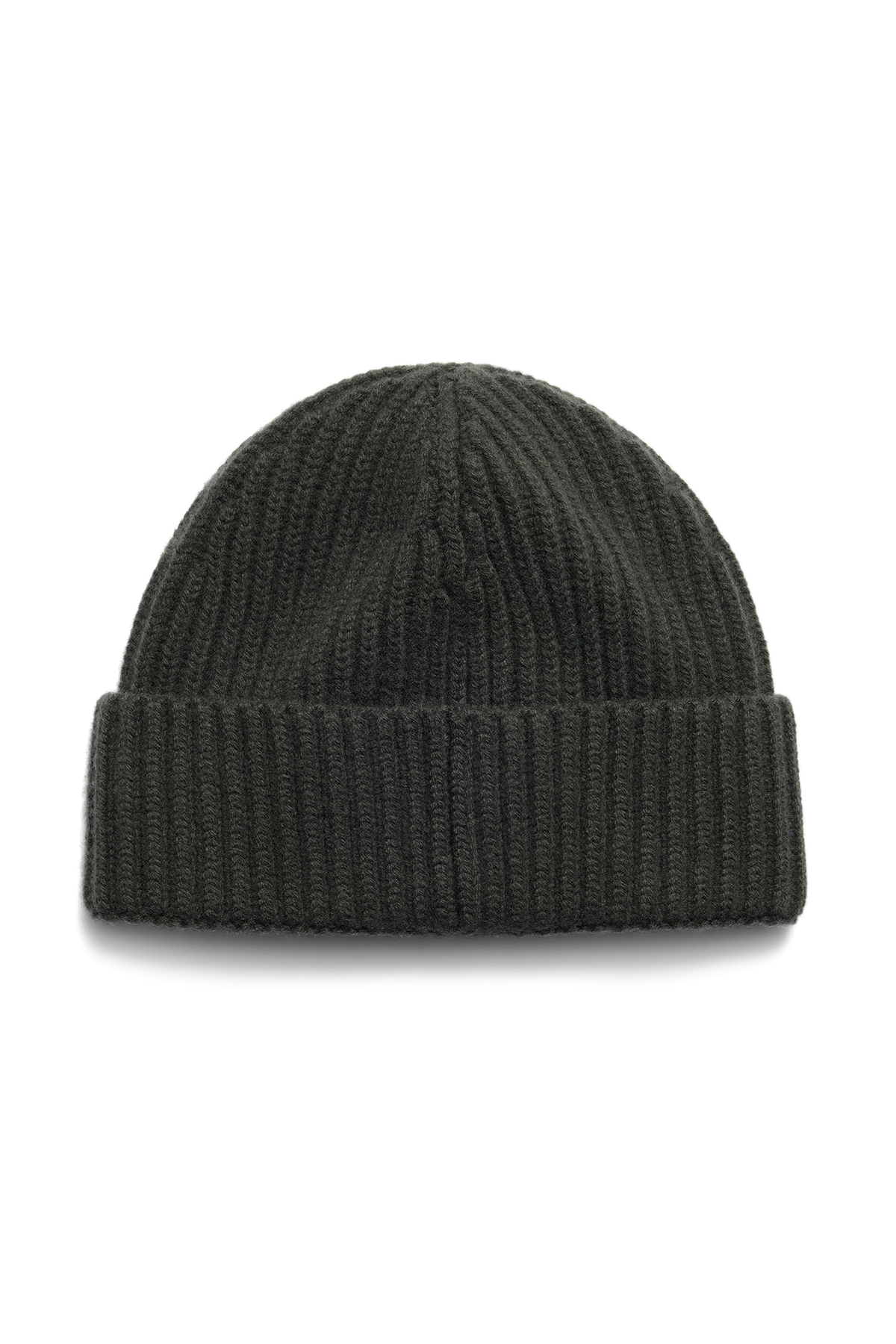 Cashmere Blend Rib Toque - Military Green 9049 - off_detail_01