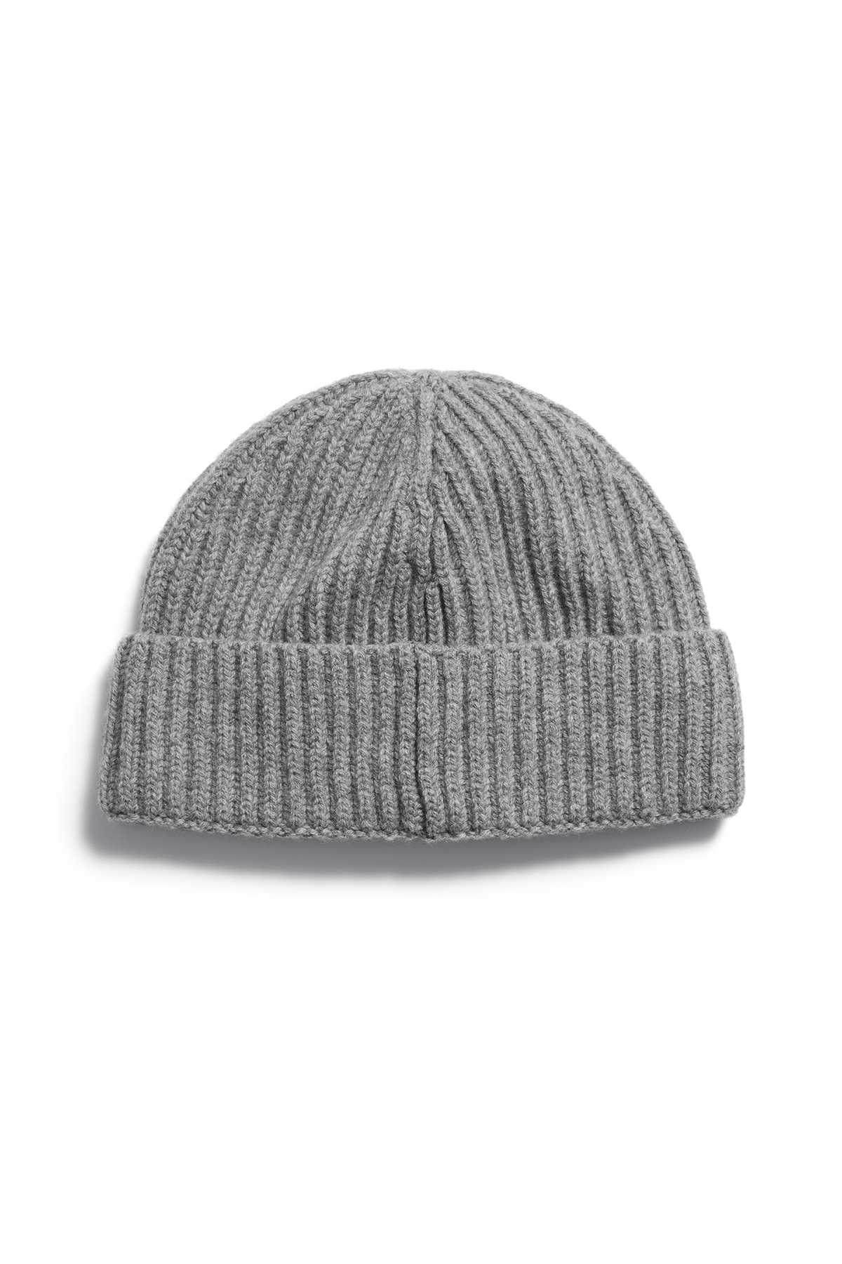 Cashmere Blend Rib Toque - Stone Heather 9717 - off_back_01