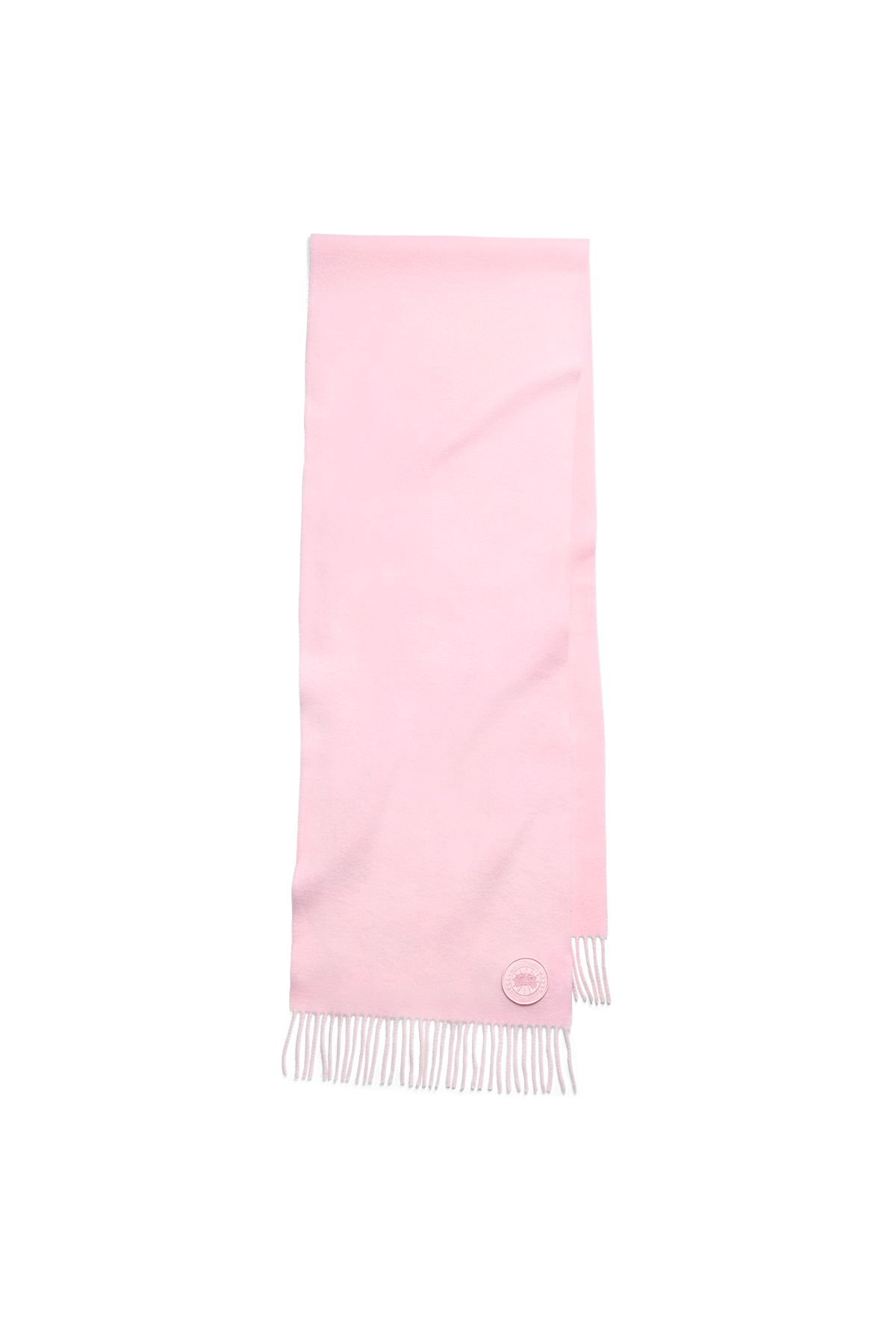 Wool Cashmere Blend Fringe Scarf - Bloom Pink 9846 - off_flat_lay_01