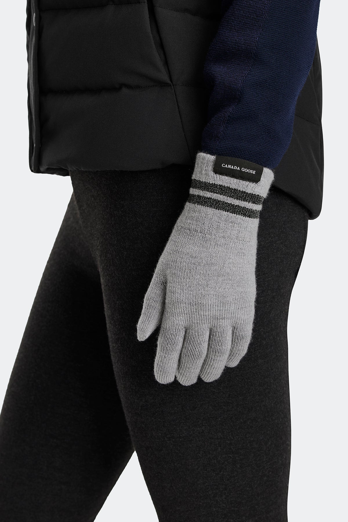 Barrier Glove - Heather Grey 115 - on_front_01