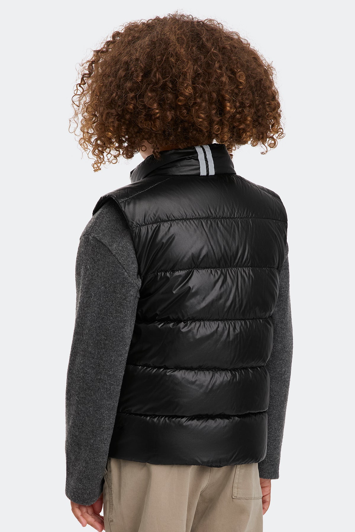 Kids Crofton Vest - Black 61 - on_back_01