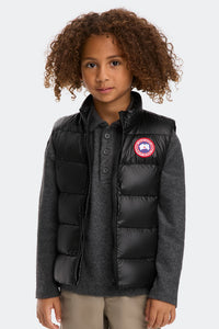 Kids Crofton Vest - Black 9061 - on_front_01