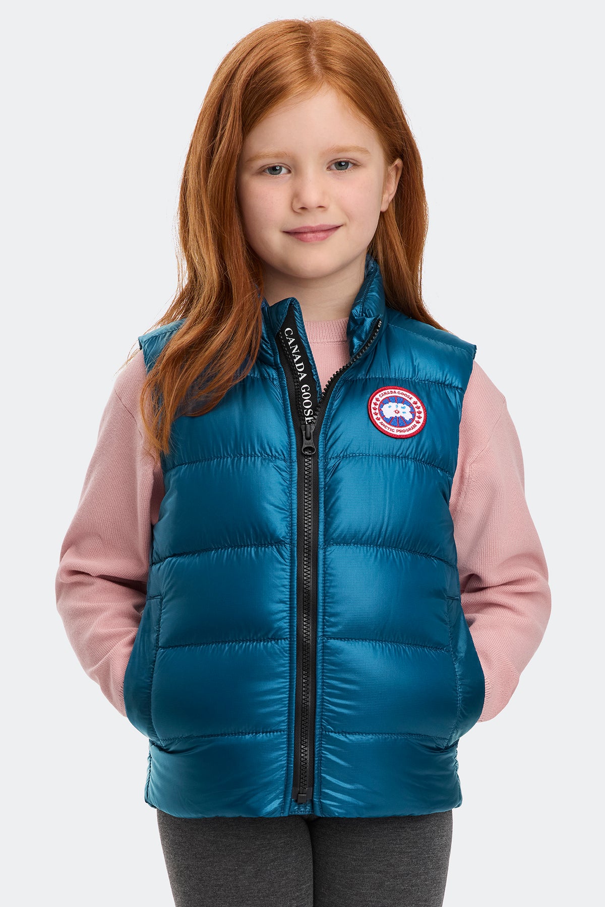 Kids Crofton Vest - Guard Blue 9387 - on_front_closed_01