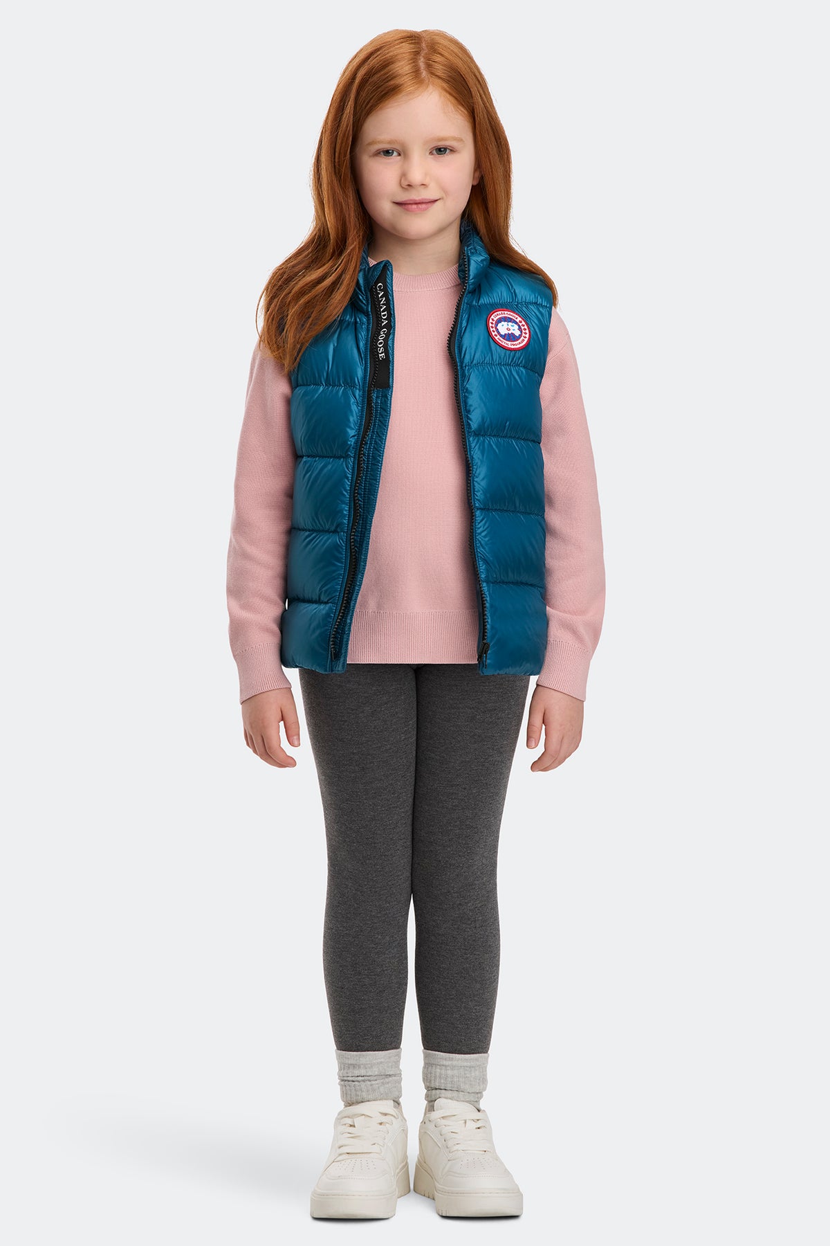 Kids Crofton Vest - Guard Blue 9387 - on_full_body_01