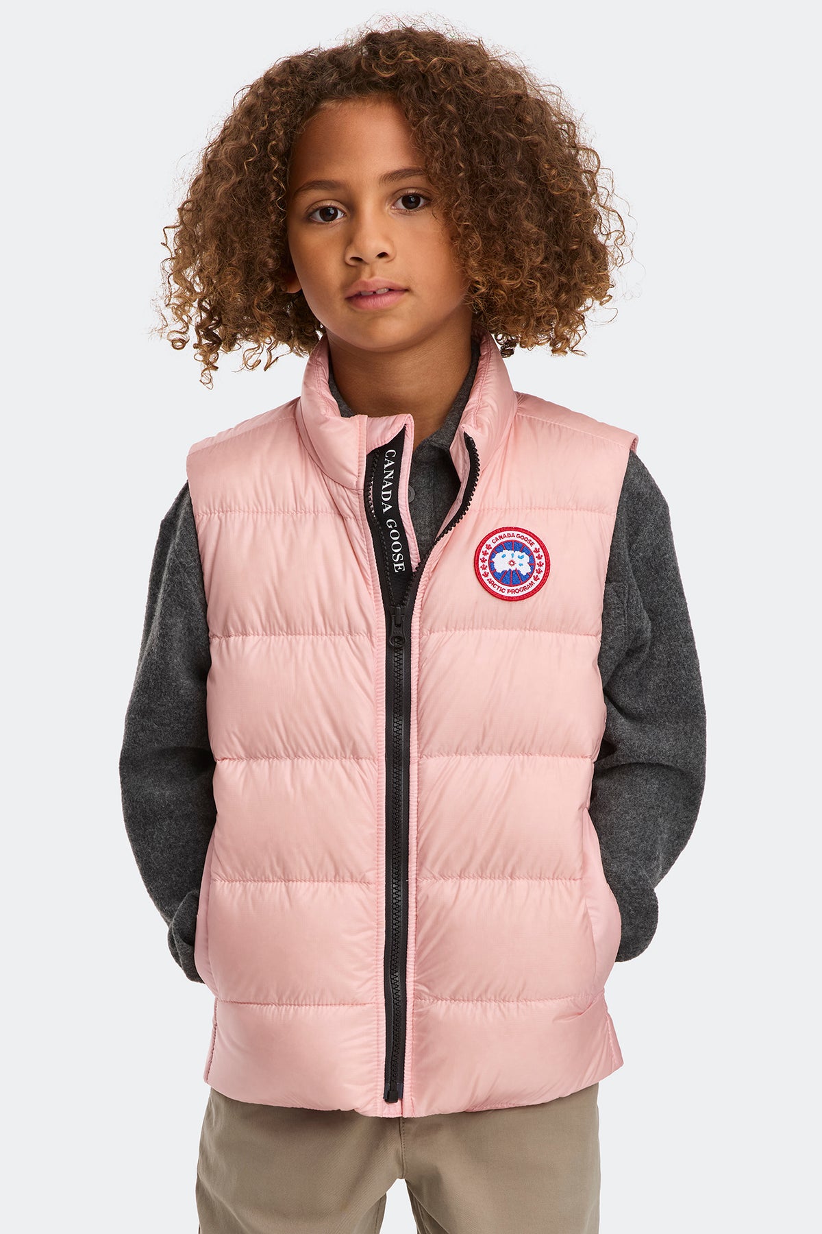 Kids Crofton Vest - Pink Lemonade 9454 - on_front_closed_01