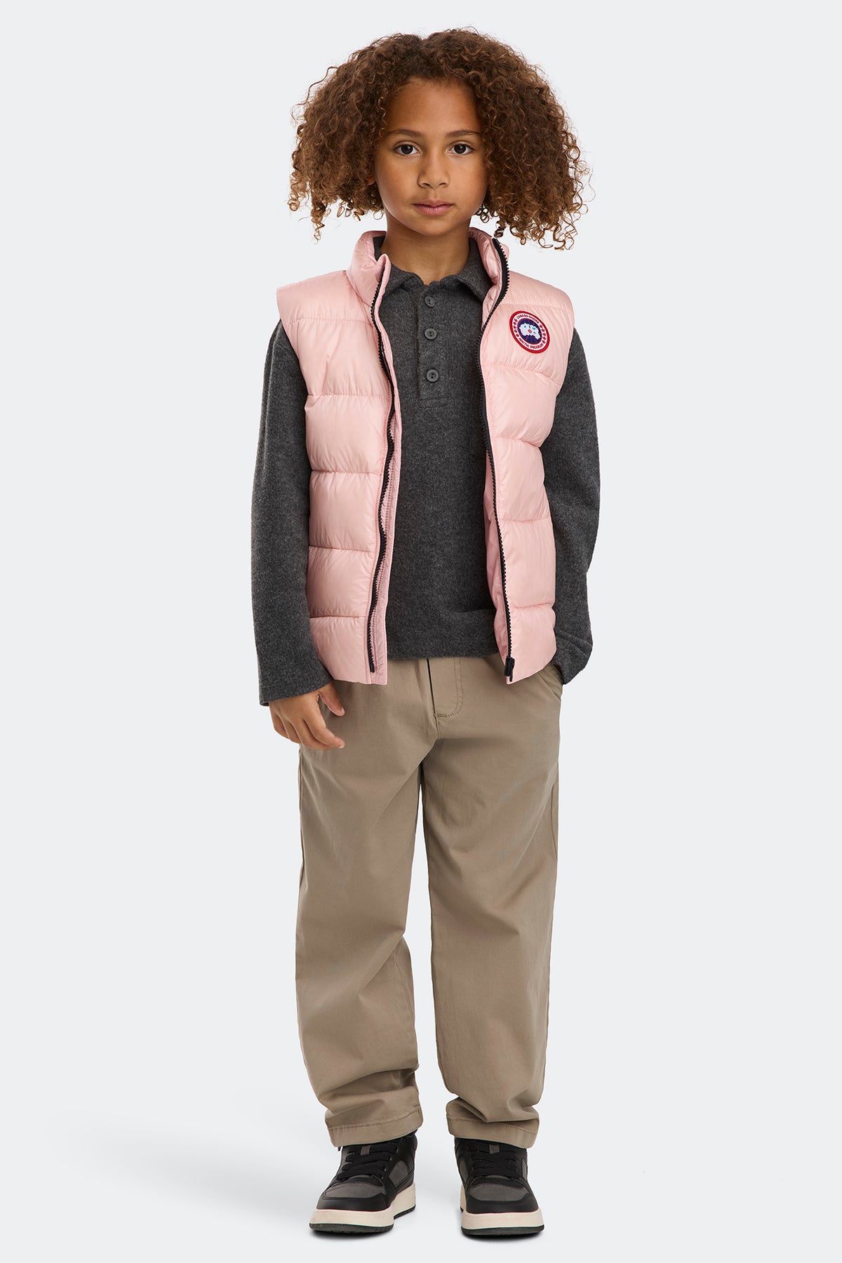Kids Crofton Vest - Pink Lemonade 9454 - on_full_body_01