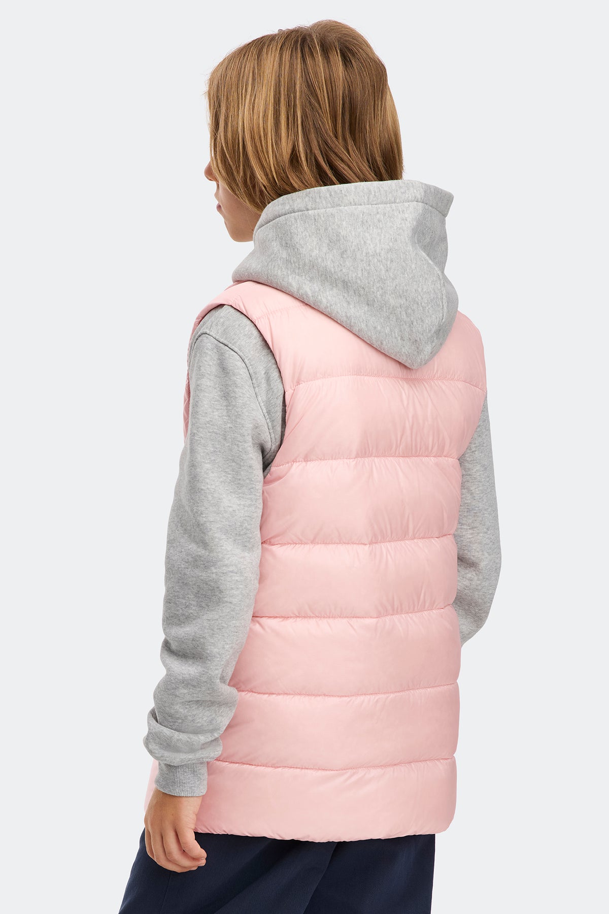 Youth Crofton Vest - Pink Lemonade 9454 - on_back_02