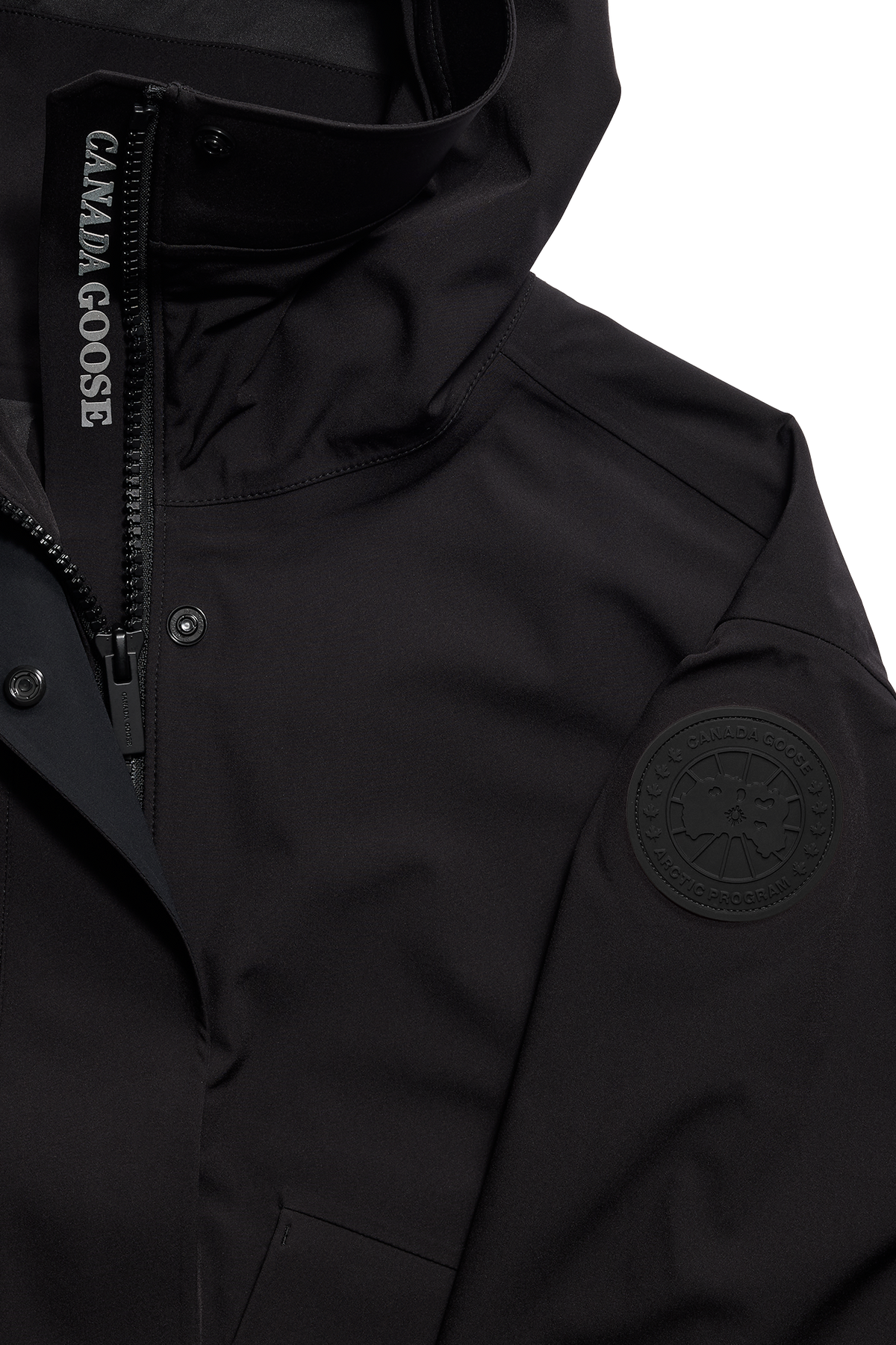 Tofino Rain Jacket Black Disc - Black 9061 - off_detail_01