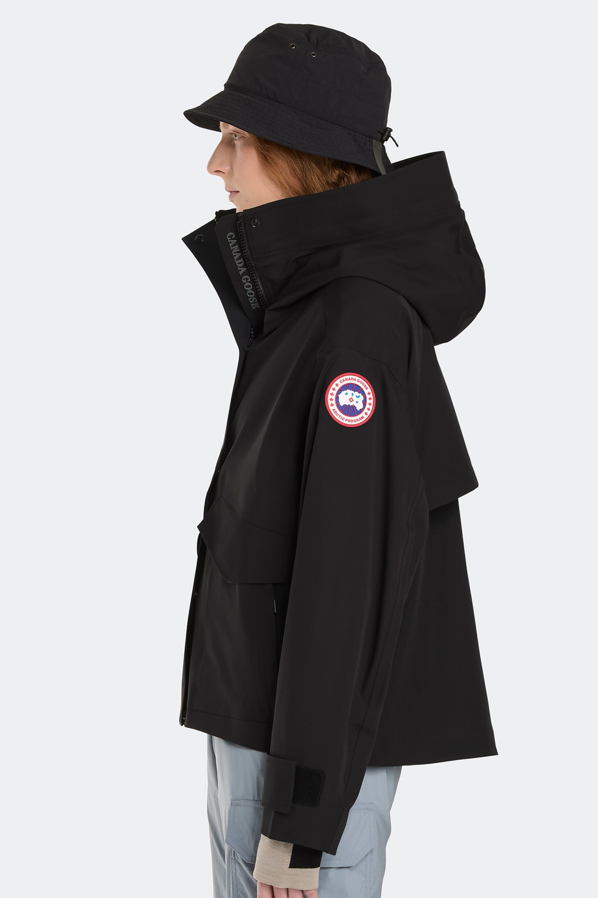 Tofino Rain Jacket - Black 9061 - on_back_01