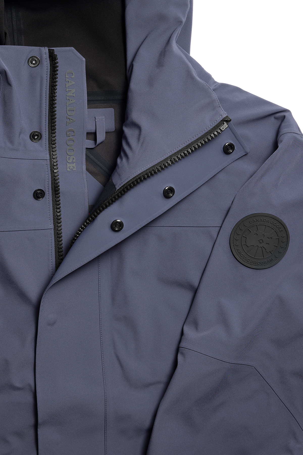 Rupert Rain Jacket Black Disc - Dusk Blue 9128 - off_detail_01