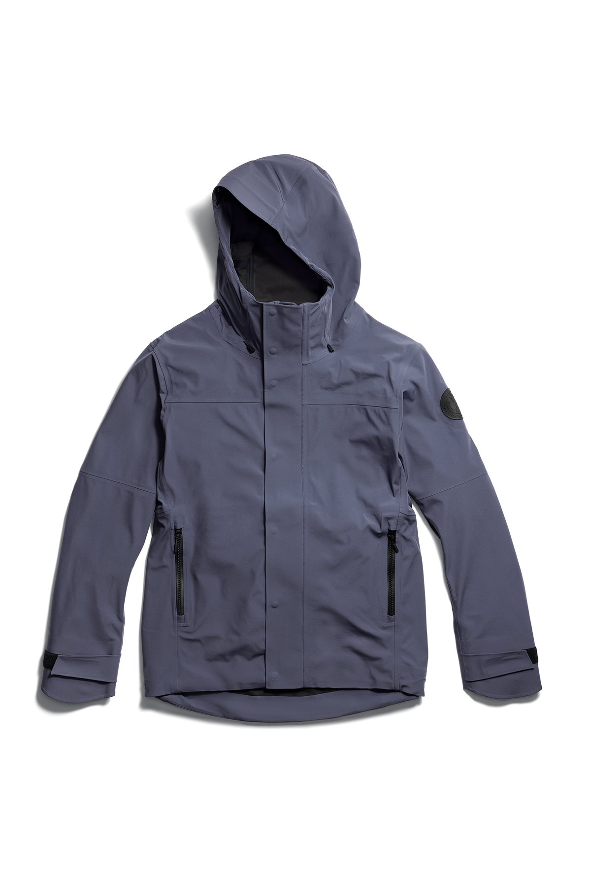 Rupert Rain Jacket Black Disc - Dusk Blue 9128 - off_flat_lay_01