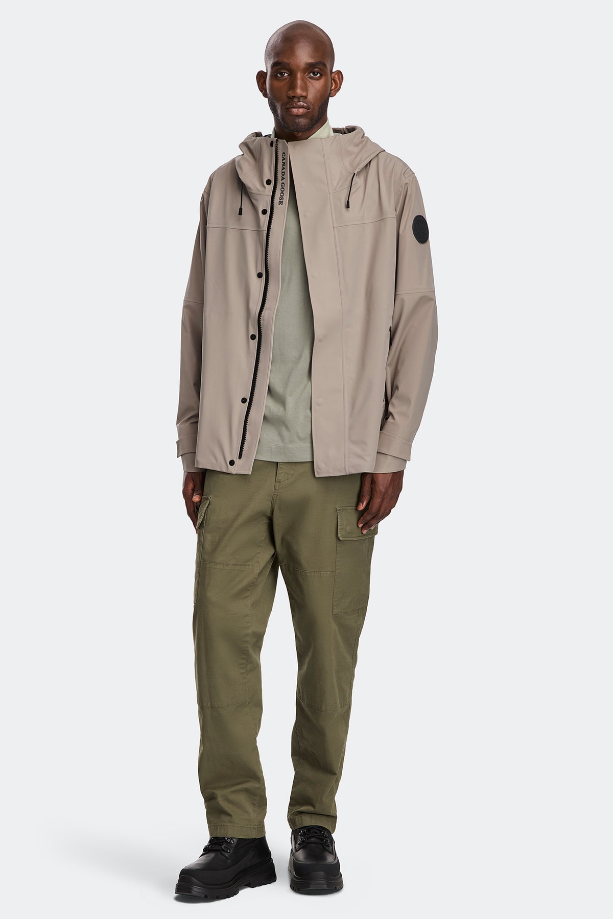 Rupert Rain Jacket Black Disc - Limestone 9432 - on_full_body_01