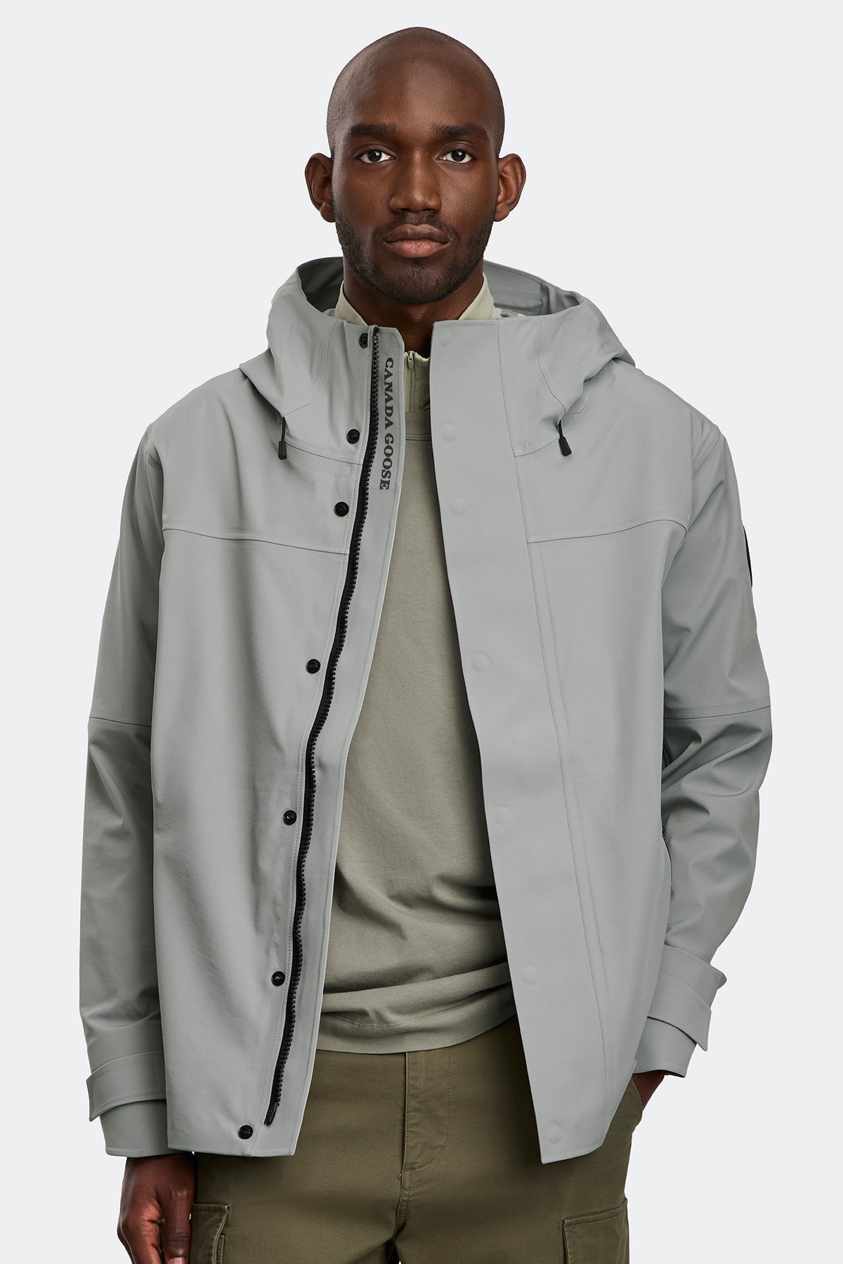 Rupert Rain Jacket Black Disc - Stratus Grey 9838 - on_front_01