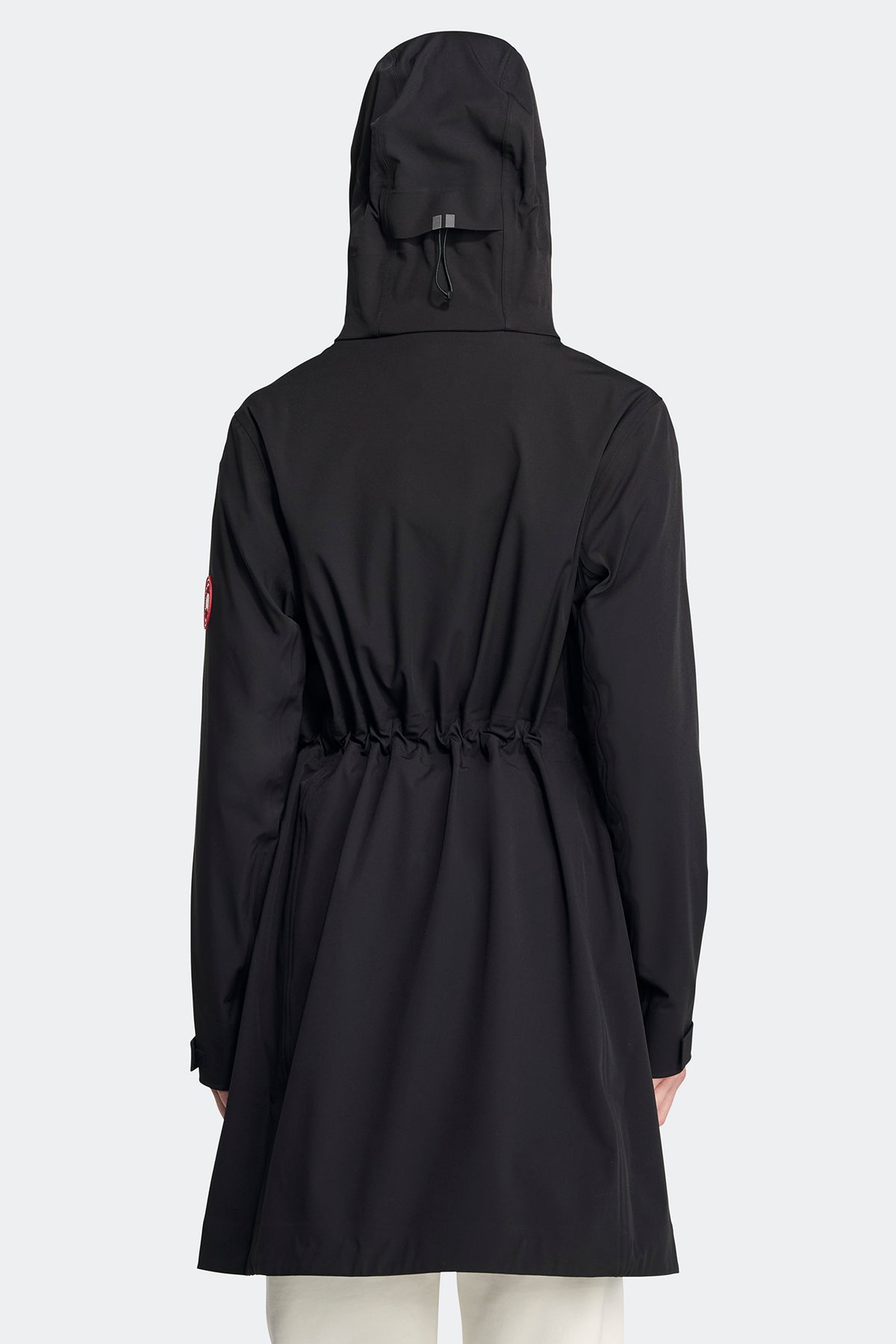 Cardero Rain Jacket - Black 61 - on_back_02