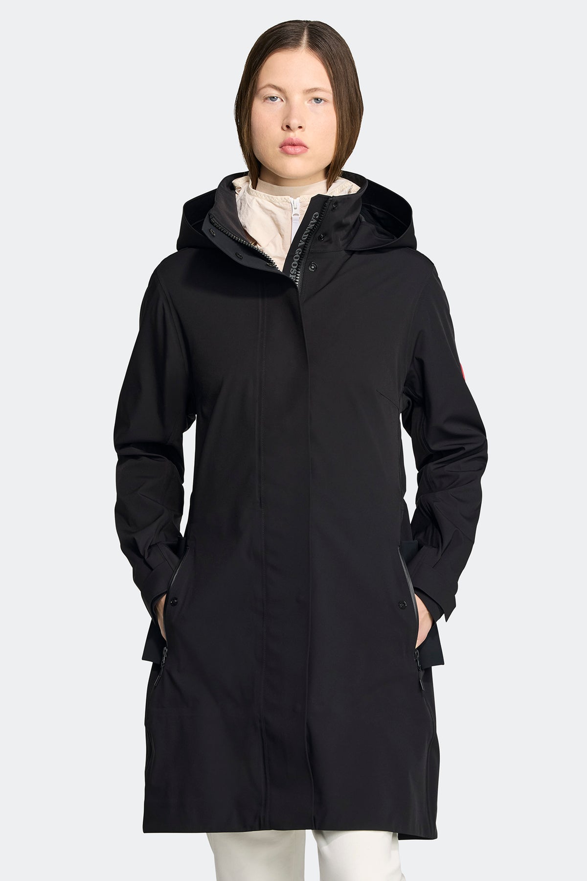 Cardero Rain Jacket - Black 9061 - on_front_closed_01