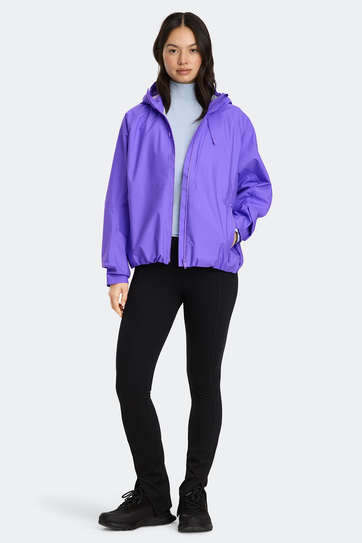 Horizon Rain Jacket - Vibrant Lilac 9265 - on_full_body_01