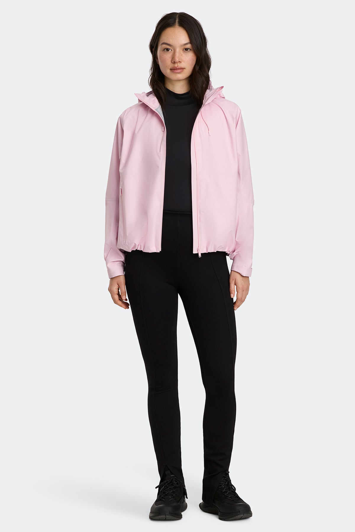 Horizon Rain Jacket - Bloom Pink 9846 - on_full_body_01