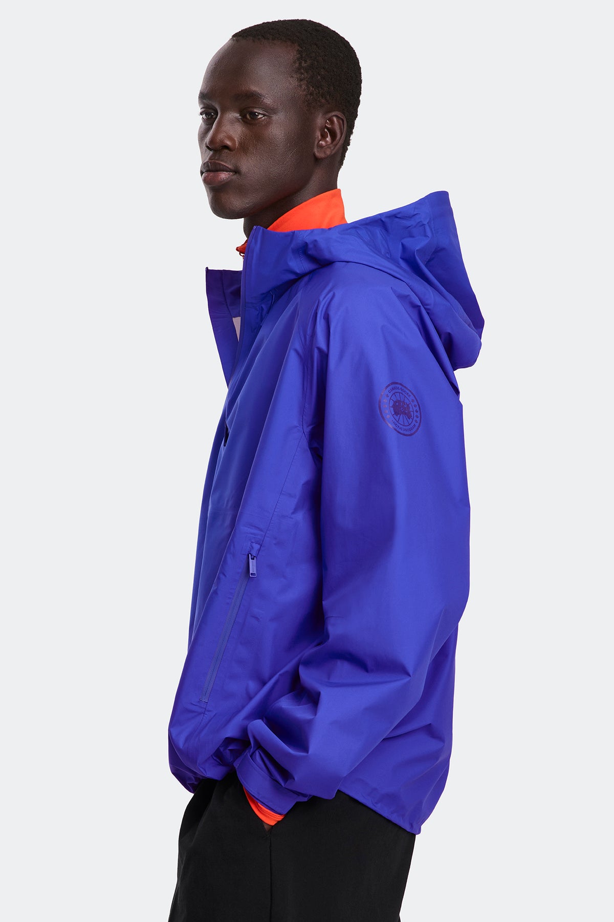 Horizon Rain Jacket - Azurite Blue 9118 - on_side_01