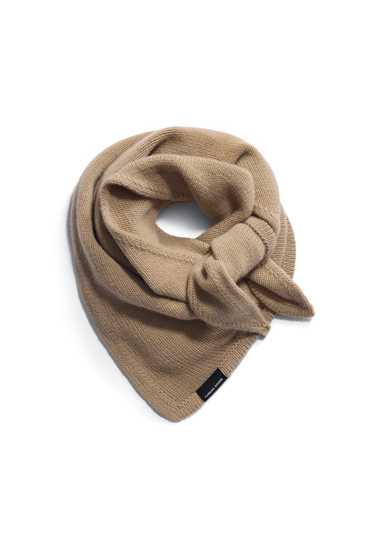 Triangle Knit Scarf - Timber Sand 9110 - off_flat_lay_01