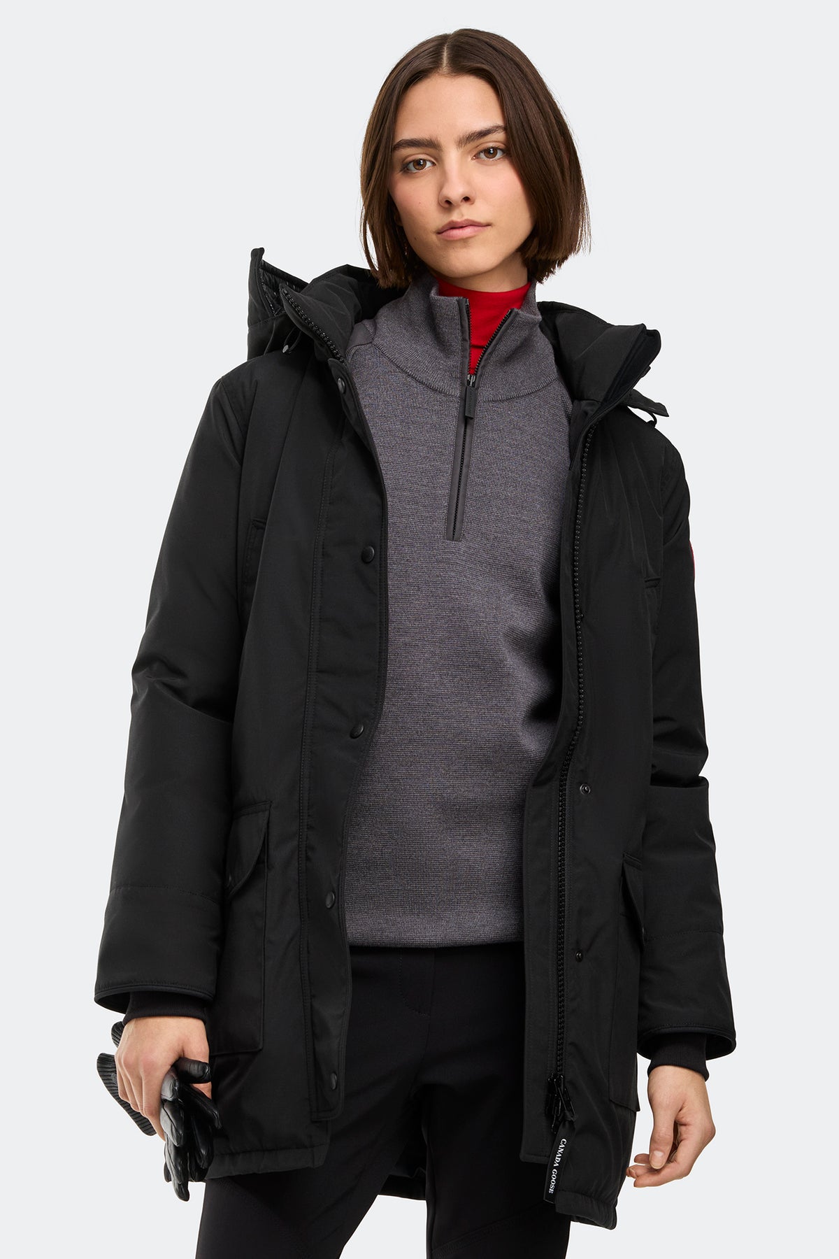 Trillium Parka - Black 9061 - on_front_01