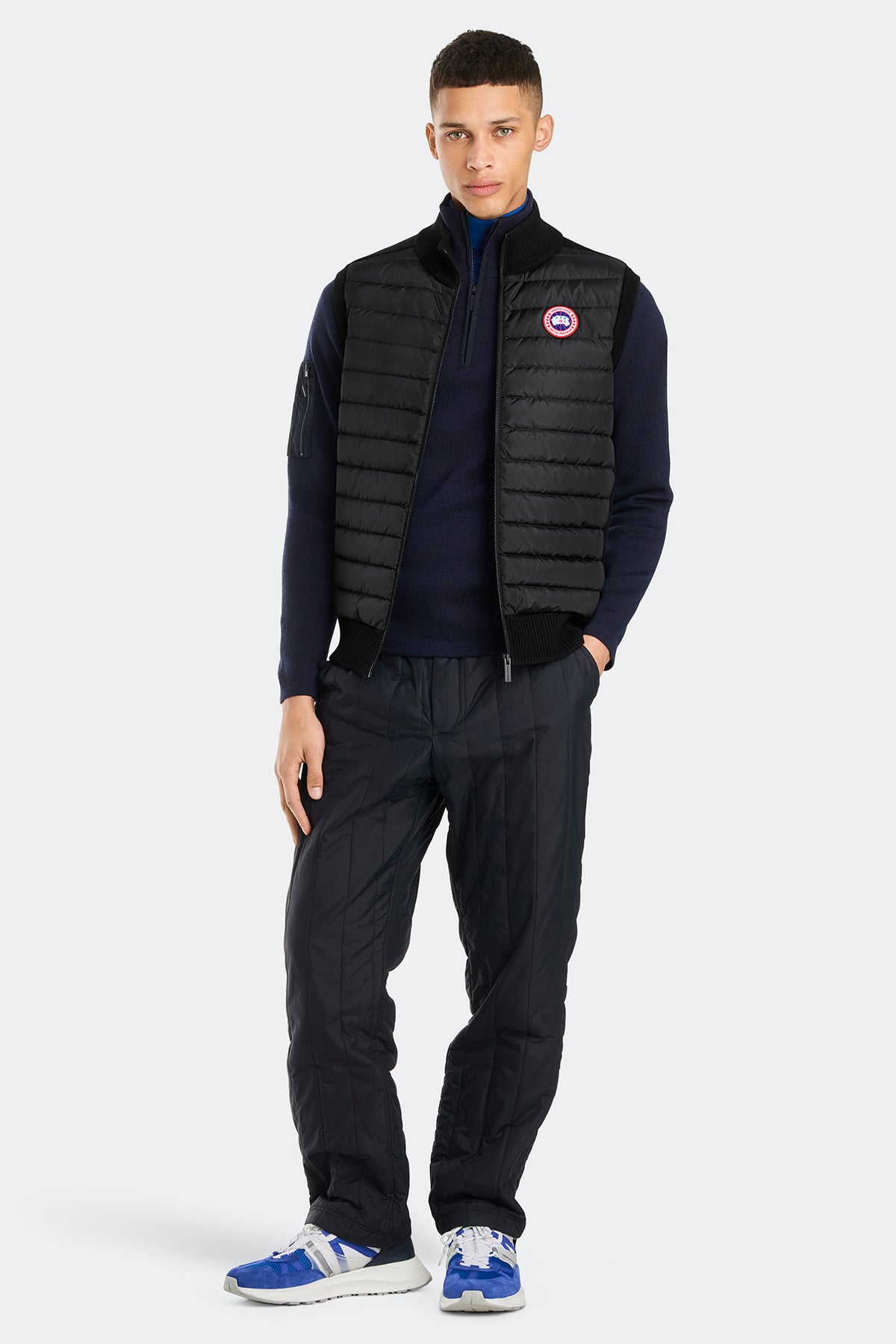 HyBridge® Knit Vest - Black 61 - on_full_body_01