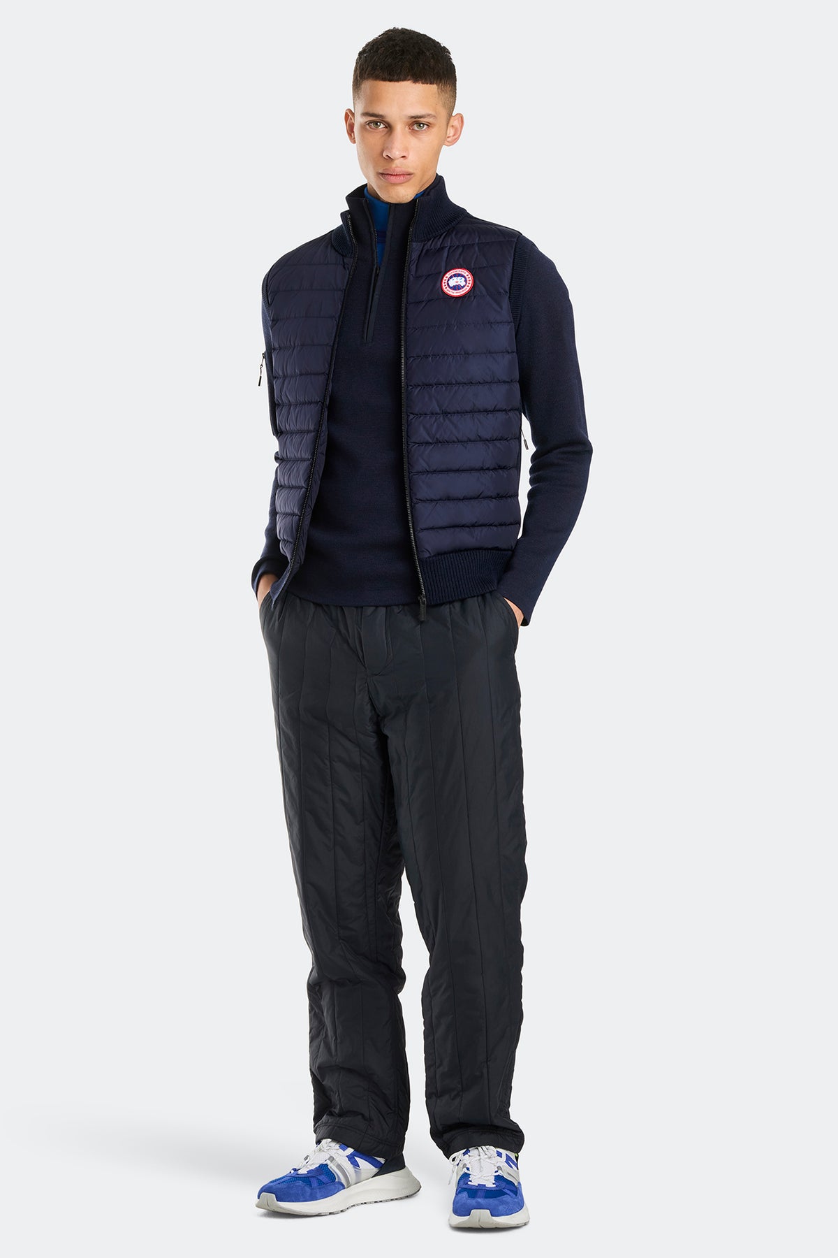 HyBridge® Knit Vest - Navy 67 - on_full_body_01