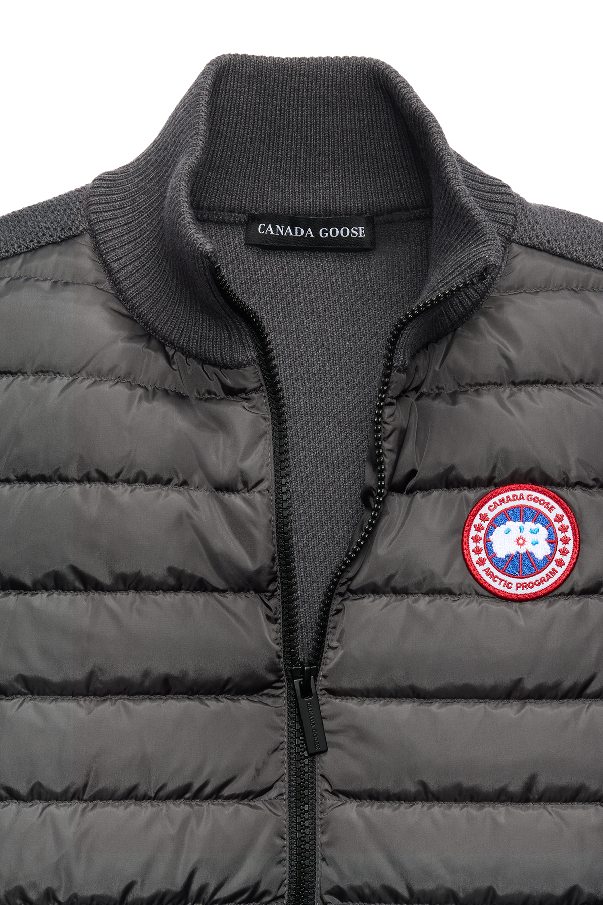 HyBridge® Knit Vest - Iron Grey 9699 - off_detail_01