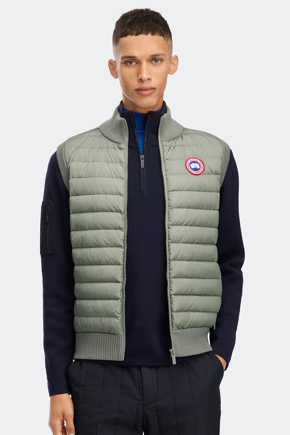 HyBridge® Knit Vest - Sagebrush 9852 - on_front_01