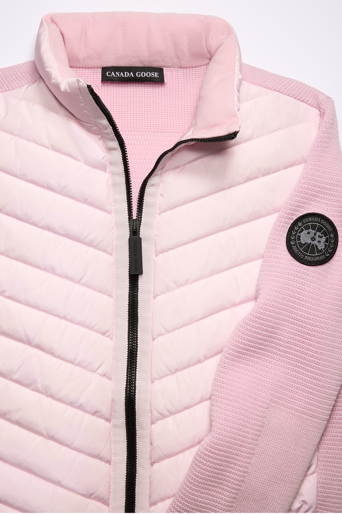HyBridge® Knit Jacket Black Disc - Sunset Pink 1254 - off_detail_01