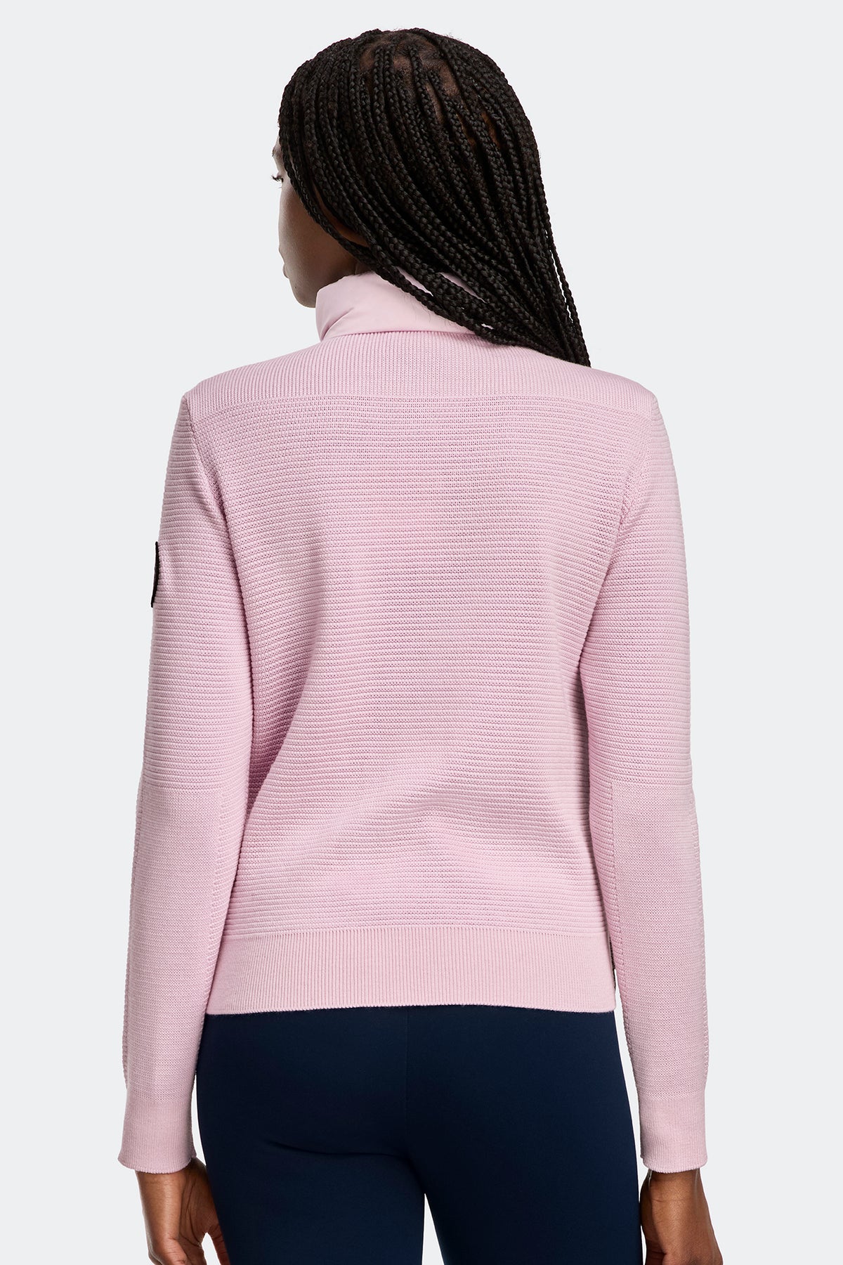 HyBridge® Knit Jacket Black Disc - Sunset Pink 1254 - on_back_02