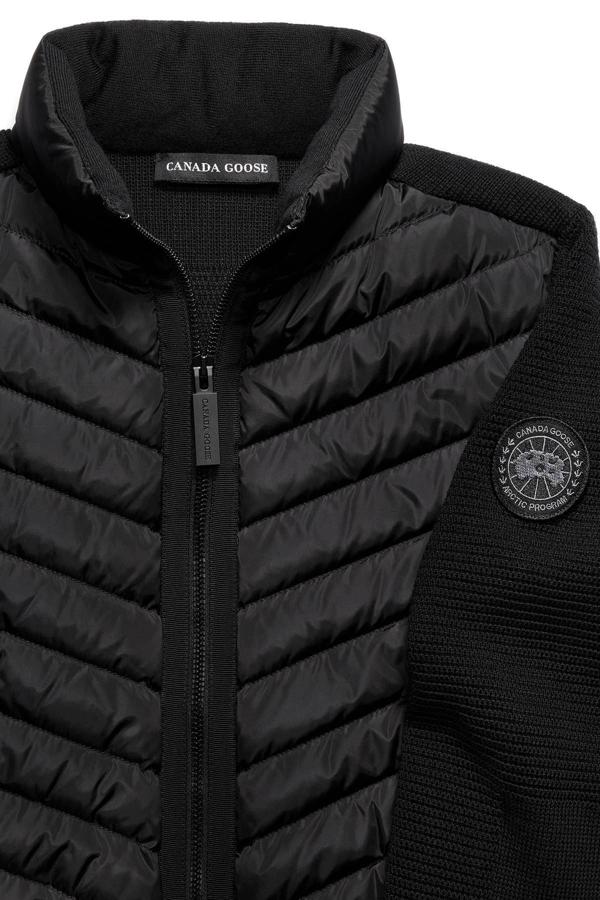 HyBridge® Knit Jacket Black Disc - Black 61 - off_detail_01