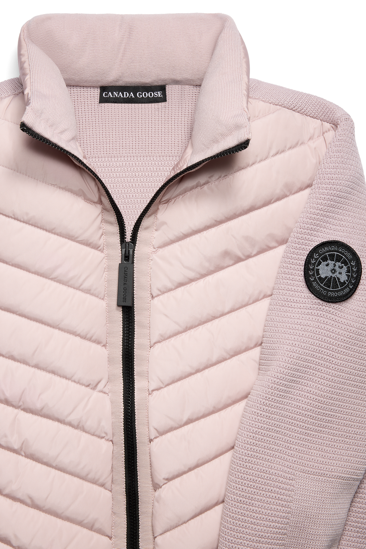 HyBridge® Knit Jacket Black Disc - Lucent Rose 856 - off_detail_01