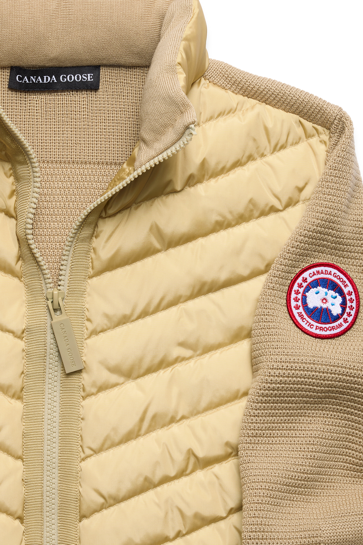 HyBridge® Knit Jacket - Ecru Beige 9844 - off_detail_01