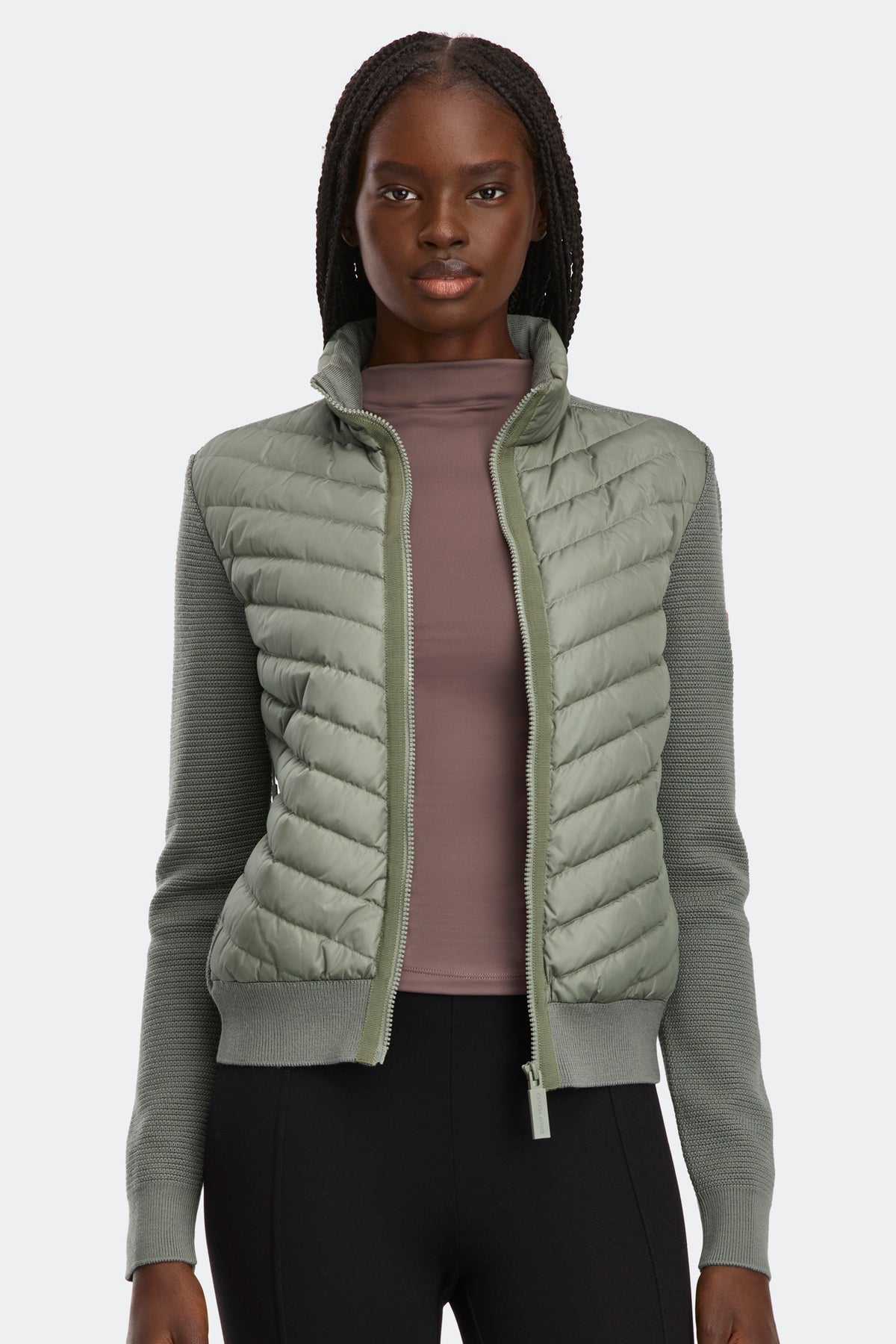 HyBridge® Knit Jacket - Sagebrush 9852 - on_front_01