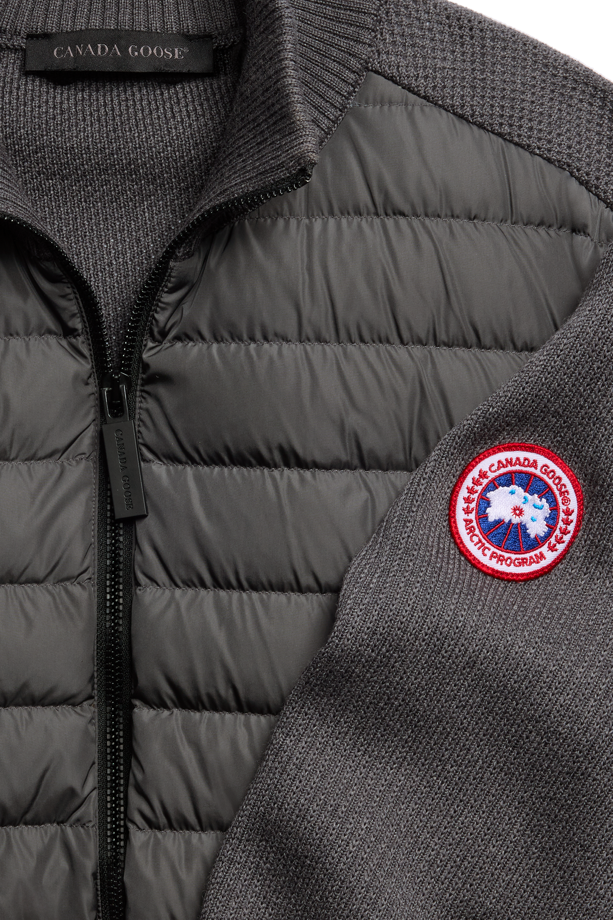 HyBridge® Knit Jacket - Iron Grey 9699 - off_detail_01
