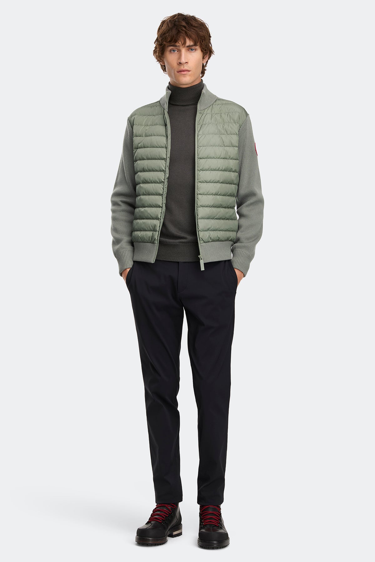 HyBridge® Knit Jacket - Sagebrush 9852 - on_full_body_01