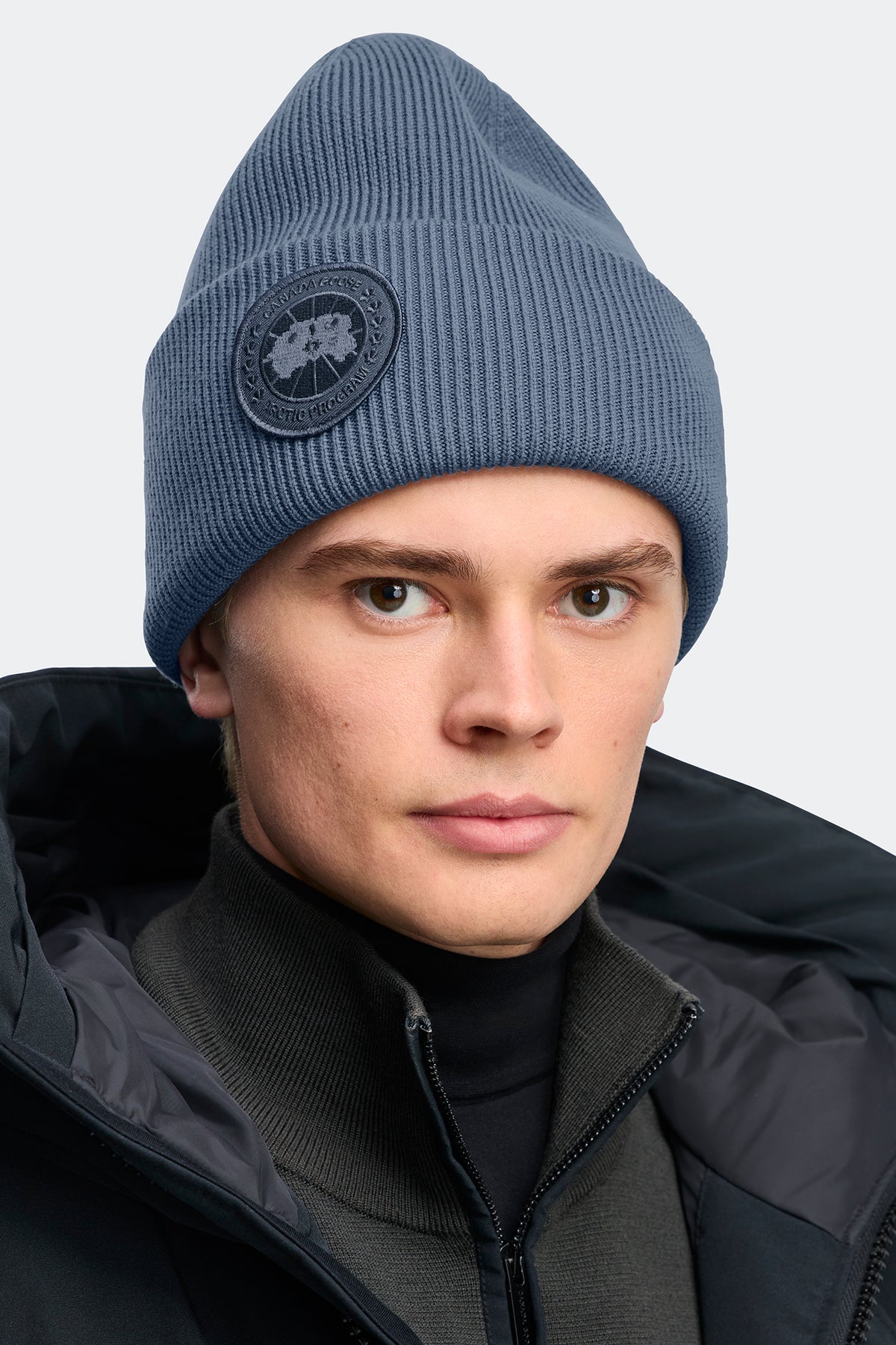 Arctic Garment Dye Toque - Ozone Blue 222 - on_front_01