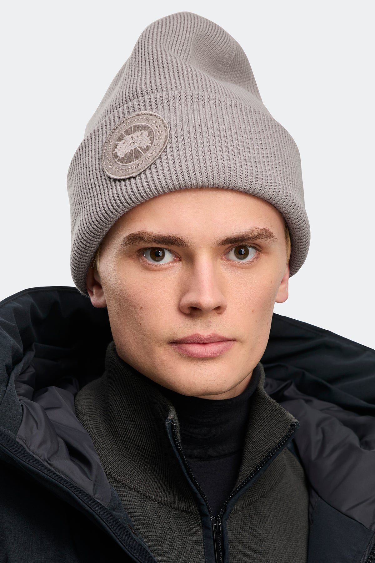 Arctic Garment Dye Toque - Limestone 432 - on_front_01